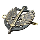 Ukraine Marineinfanterie Militärabzeichen Marines Uniform Baskenmütze Mütze Hut Metallabzeichen