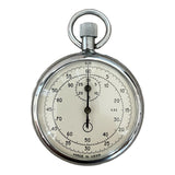 Rare Vintage Old AGAT 1-button Soviet Stopwatch USSR Zlatoust 1980s 15 Jewels