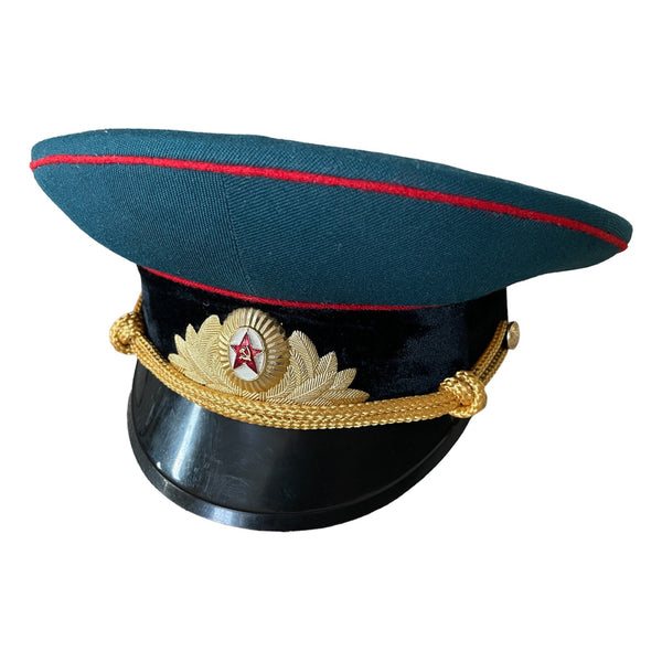 Sowjetische UdSSR Russische Militärarmee Offizier Paradeuniform Schirmmütze Schirmmütze