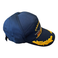 Blaue Sommer-Baseballkappe der UdSSR, sowjetischer russischer Marineschlachtkreuzer Moskau