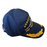 Sowjetische russische Marinegarde Schiff Neugierige Pytlivy blaue Sommer-Baseballkappe
