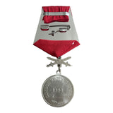 Russische Medaille, Silberner Verdienstorden für das Vaterland, Militärauszeichnung 2. Grades, Reproduktion