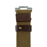 USSR Russian Soviet Army Military Soldier Uniform Canvas Belt Grey Buckle