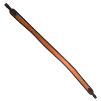 Premium Class Orange Brown Leather Black Neoprene Rifle Sling Air Gun Strap Hunting Shooting