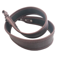 Premium Class Brown Leather Black Neoprene Rifle Sling Air Gun Strap Hunting Shooting