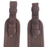 Premium Class Brown Leather Black Neoprene Rifle Sling Air Gun Strap Hunting Shooting