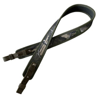 Khaki Polyester Camouflage Leather Rifle Hunting Sling Shotgun Air Gun Strap