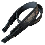 Black Polyester Camouflage Leather Rifle Hunting Sling Shotgun Air Gun Strap