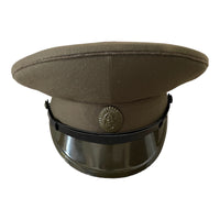 Sowjetische UdSSR-Militärarmee, Feldoffizier, Uniform, Visier, Khaki, Schirmmütze, Hutabzeichen