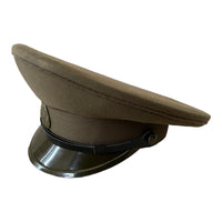 Sowjetische UdSSR-Militärarmee, Feldoffizier, Uniform, Visier, Khaki, Schirmmütze, Hutabzeichen