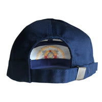 Blaue Sommer-Baseballkappe mit Logo der sowjetischen russischen Marine