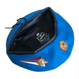Genuine Russian Army Parade Uniform Blue VDV Paratrooper Beret Cap Hat Badge