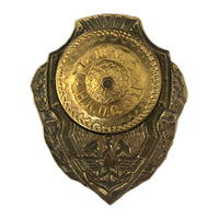 Excellent Service in Railway Troops USSR Military Russian Army Brass Badge Award