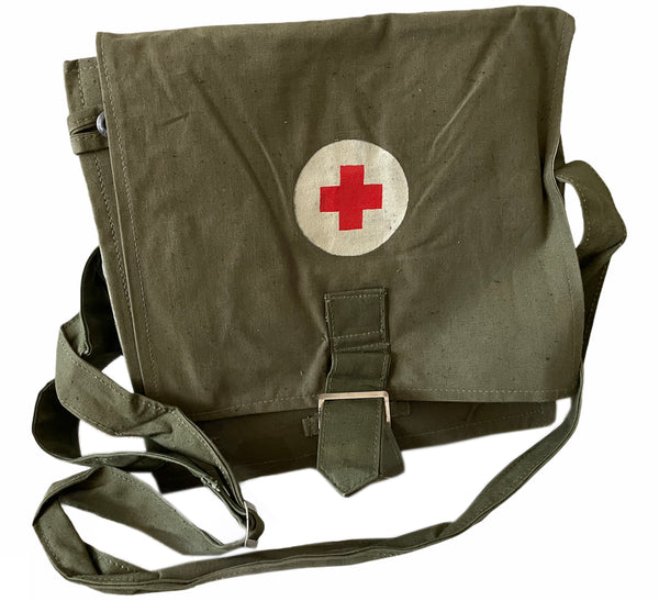 USSR Soviet Russian Army Military Tablet Messenger Medical Bag Pouch Red Cross