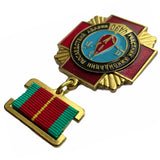Sowjetischer russischer Tschernobyl-Liquidator, Original-UdSSR-Medaille, Metallabzeichen