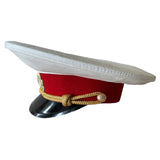 Russischer Milizoffizier der UdSSR, Sommeruniform, Schirmmütze, militärische sowjetische Schirmmütze