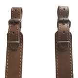 Brown Braided Leather Rifle Sling Shotgun Air Gun Strap Hunting Shooting