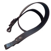 Brown Genuine Leather Plain Sling Rifle Shotgun Air Gun Strap Hunting Shooting