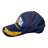 Russische Marine-Uniform, Sommer-Baseballkappe aus blauer Baumwolle