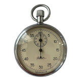 Rare Vintage Old AGAT 1-button Soviet Stopwatch USSR Zlatoust 1980s 15 Jewels