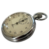 Rare Vintage Old AGAT 1-button Soviet Stopwatch USSR Zlatoust 1980s 15 Jewels