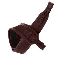 Premium Class Brown Leather Black Neoprene Rifle Sling Air Gun Strap Hunting Shooting